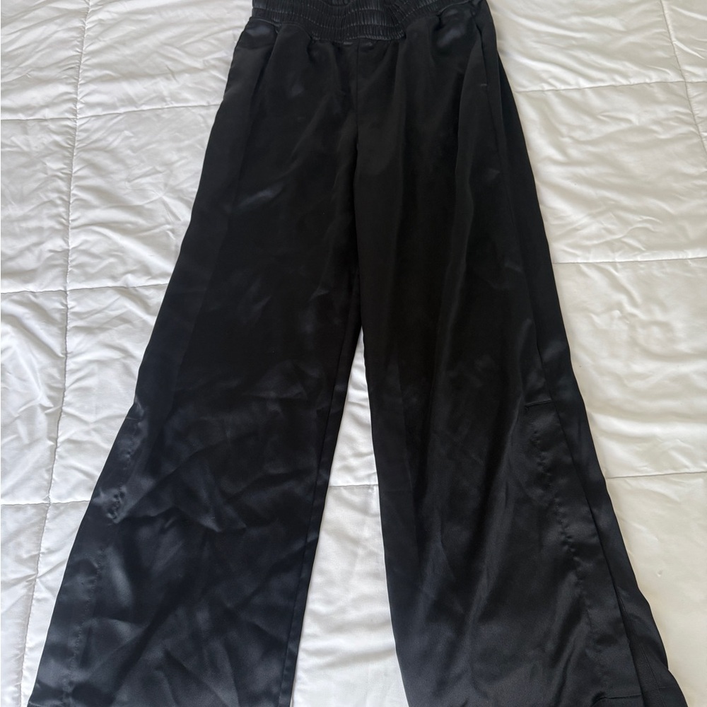 GAP Black Wide Leg Women's Silk Pants